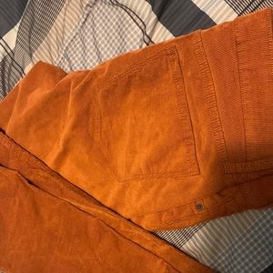 Burnt orange Corduroy pants